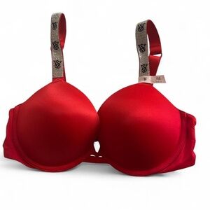 Victoria Secret Rhinestone Strap Push-up Bra